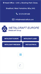 Mobile Screenshot of metalcraftuk.com